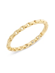 COACH Gold Signature C Link Bangle Bracelet - Image 2 of 5