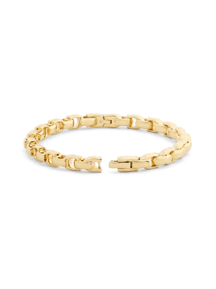 COACH Gold Signature C Link Bangle Bracelet - Image 5 of 5