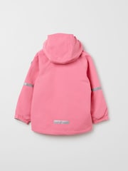 Polarn O. Pyret Pink Waterproof Shell Jacket - Image 3 of 6