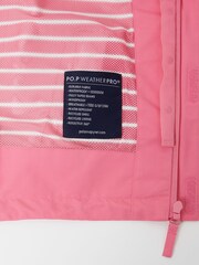 Polarn O. Pyret Pink Waterproof Shell Jacket - Image 5 of 6