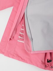 Polarn O. Pyret Pink Waterproof Shell Jacket - Image 6 of 6