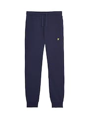Lyle & Scott Navy Blue Boys 100% Cotton Joggers - Image 1 of 3