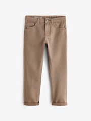 Brown Regular Fit Stretch Jeans (3-17yrs) - Image 1 of 3