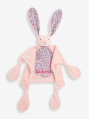 JoJo Maman Bébé Ditsy Floral Bunny Personalised Ditsy Floral Bunny Comforter - Image 1 of 3