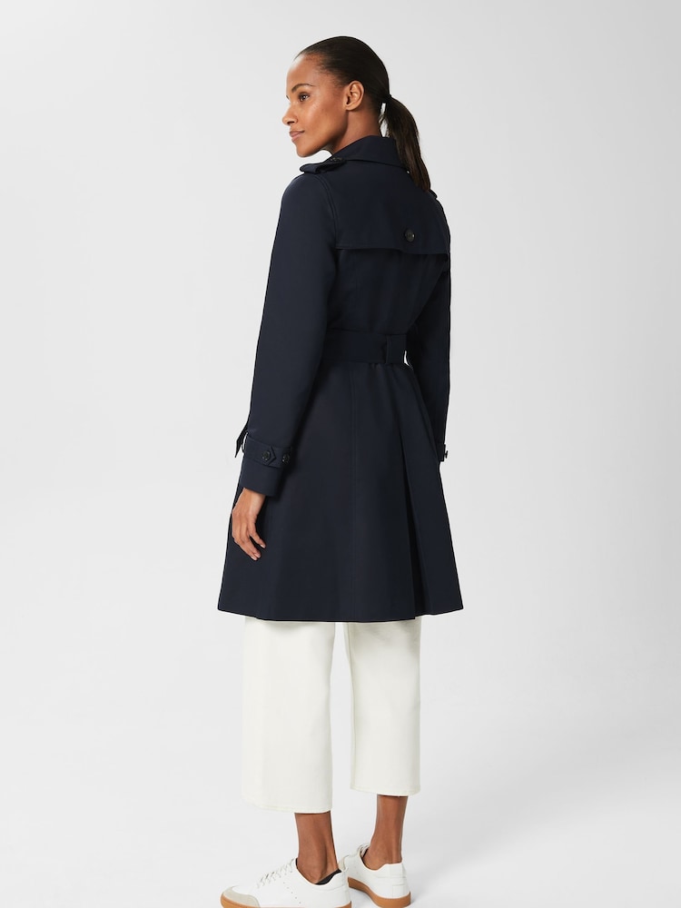 Hobbs Blue Petite Saskia Trench Coat - Image 2 of 4