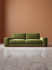 Swoon Fern Denver Easy Velvet 3 Seater Sofa - Image 2 of 6