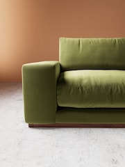 Swoon Fern Denver Easy Velvet 3 Seater Sofa - Image 3 of 6