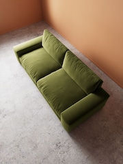Swoon Fern Denver Easy Velvet 3 Seater Sofa - Image 5 of 6