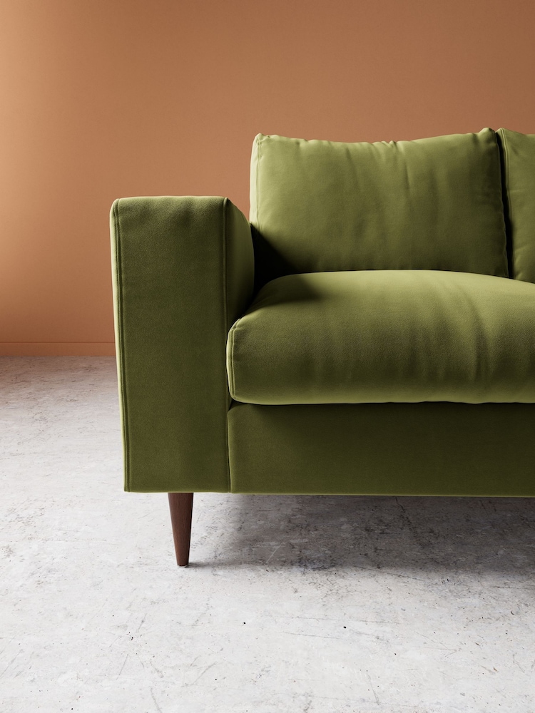 Swoon Fern Evesham Easy Velvet 2 Seater Sofa - Image 2 of 5 Swoon Fern Evesham Easy Velvet 2 Seater Sofa - Image 2 of 5