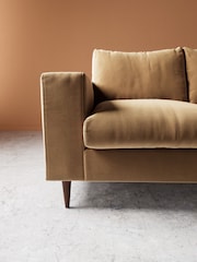 Swoon Biscuit Evesham Easy Velvet 2 Seater Sofa - Image 2 of 5