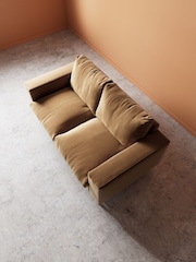 Swoon Biscuit Evesham Easy Velvet 2 Seater Sofa - Image 4 of 5