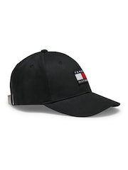 Tommy Hilfiger Black Heritage Flag Cap - Image 1 of 3