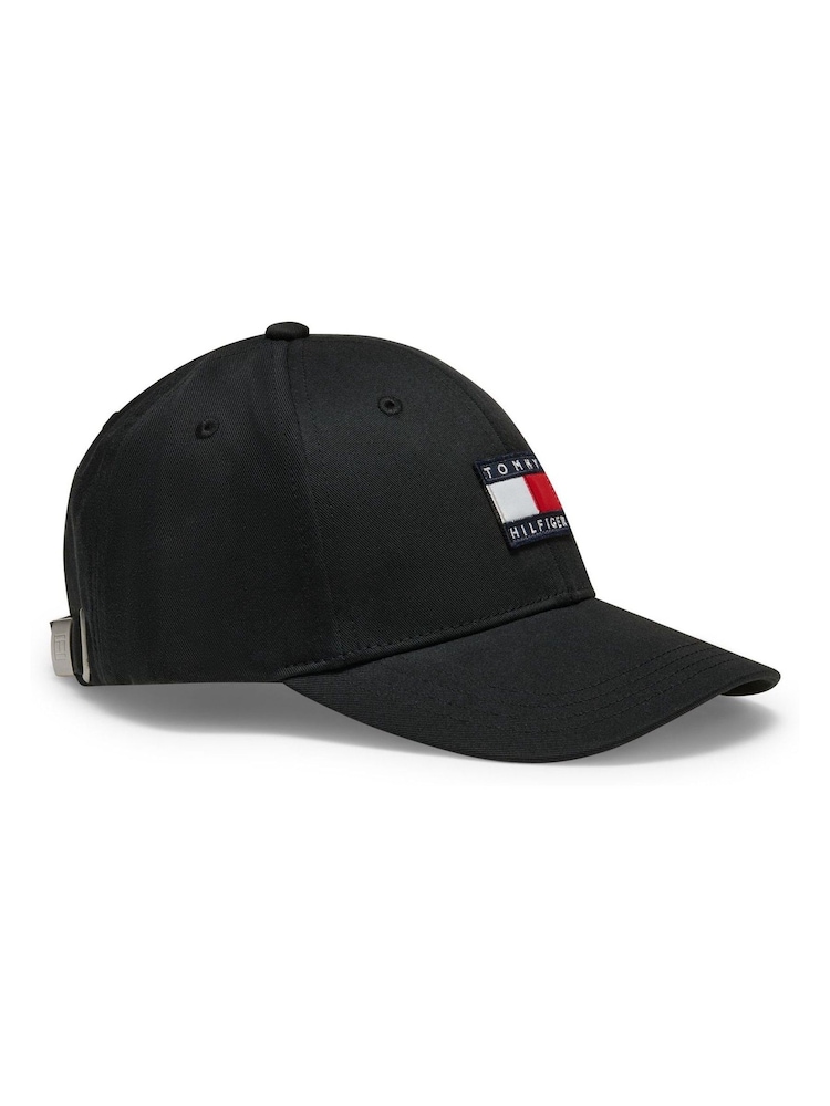 Tommy Hilfiger Black Heritage Flag Cap - Image 1 of 3 Tommy Hilfiger Black Heritage Flag Cap - Image 1 of 3