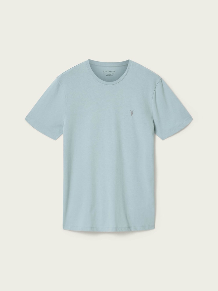 AllSaints Blue Brace Short Sleeve Crew Neck T-Shirt - Image 6 of 6