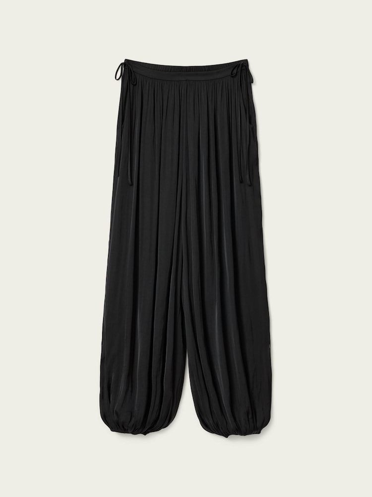 AllSaints Black Eshe Trousers - Image 7 of 7