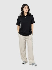 Gap Black Pique Logo 100% Cotton Short Sleeve Polo Shirt - Image 5 of 8