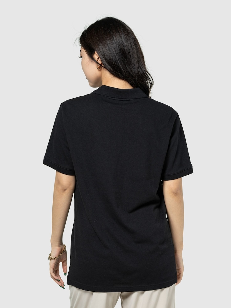 Gap Black Pique Logo 100% Cotton Short Sleeve Polo Shirt - Image 8 of 8