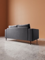 Swoon Granite Evesham Easy Velvet 2 Seater Sofa - Image 5 of 5