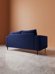 Swoon Ink Evesham Easy Velvet 2 Seater Sofa - Image 5 of 5