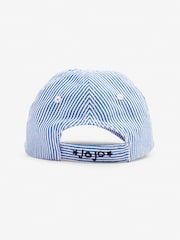 JoJo Maman Bébé Blue Striped Cap - Image 3 of 3