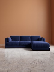 Swoon Ink Alesund Easy Velvet Right Hand Corner Sofa - Image 2 of 6