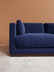 Swoon Ink Alesund Easy Velvet Right Hand Corner Sofa - Image 4 of 6