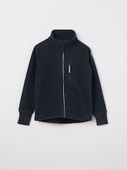 Polarn O. Pyret Light Blue Waterproof Fleece Jacket - Image 1 of 2