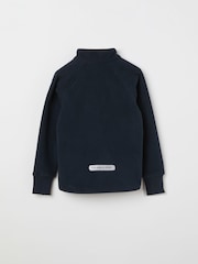 Polarn O. Pyret Light Blue Waterproof Fleece Jacket - Image 2 of 2