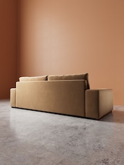 Swoon Biscuit Denver Easy Velvet 3 Seater Sofa - Image 6 of 6