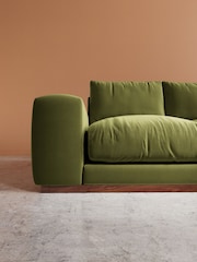 Swoon Fern Denver Easy Velvet Right Hand Corner Sofa - Image 3 of 6