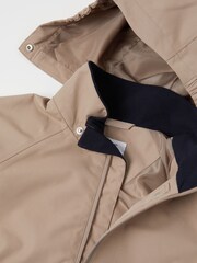 Polarn O. Pyret Brown Lightweight Waterproof Shell Jacket - Image 3 of 6