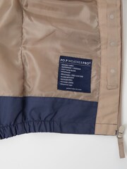 Polarn O. Pyret Brown Lightweight Waterproof Shell Jacket - Image 4 of 6