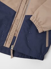 Polarn O. Pyret Brown Lightweight Waterproof Shell Jacket - Image 5 of 6
