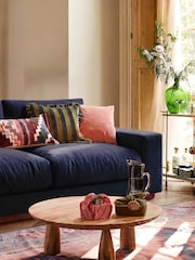 Swoon Ink Denver Easy Velvet 3 Seater Sofa - Image 1 of 6