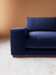 Swoon Ink Denver Easy Velvet 3 Seater Sofa - Image 3 of 6