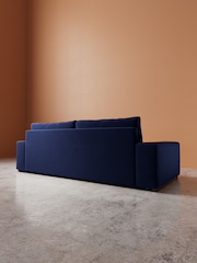 Swoon Ink Denver Easy Velvet 3 Seater Sofa - Image 5 of 6