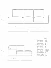 Swoon Burnt Orange Denver Easy Velvet Left Hand Corner Sofa - Image 4 of 6