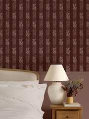 William Morris At Home Damson Love Is Enough 10M Wallpaper - Image 1 of 5