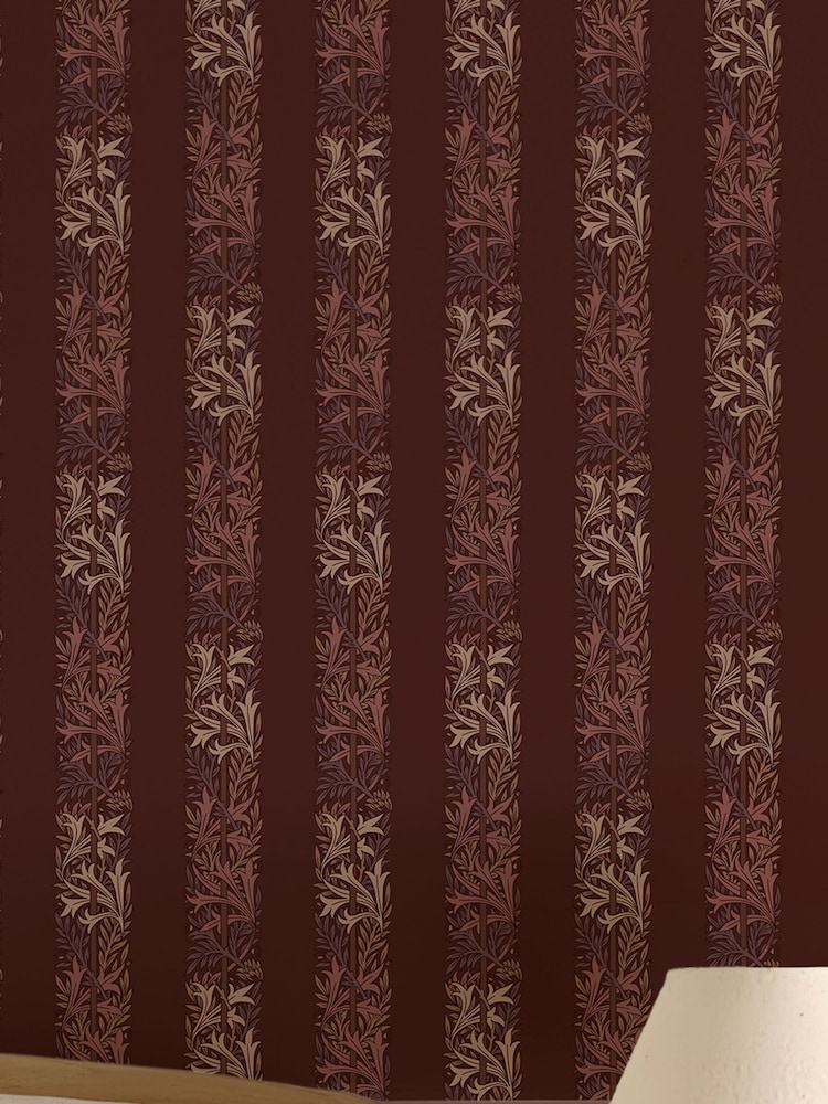 William Morris At Home Damson Love Is Enough 10M Wallpaper - Image 5 of 5