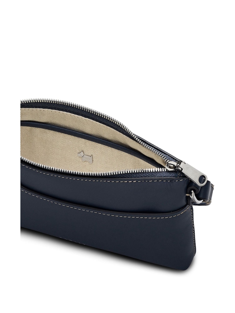 Radley Navy Pockets Mini Shoulder Bag - Image 4 of 4
