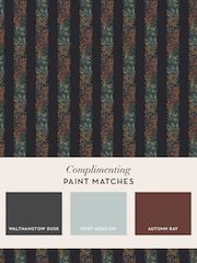 William Morris At Home Ink Blue Love Is Enough 10M Wallpaper - Image 4 of 5