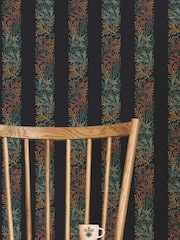 William Morris At Home Ink Blue Love Is Enough 10M Wallpaper - Image 5 of 5