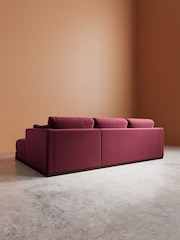 Swoon Bordeaux Alesund Easy Velvet Right Hand Corner Sofa - Image 6 of 6