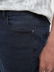 Indigo Blue Straight Fit Denim Shorts - Image 6 of 8
