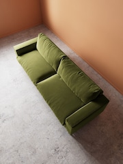 Swoon Fern Evesham Easy Velvet 4 Seater Sofa - Image 4 of 5