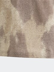 adidas Brown Kids Sportswear Future Icons Allover Print T-Shirt - Image 4 of 4