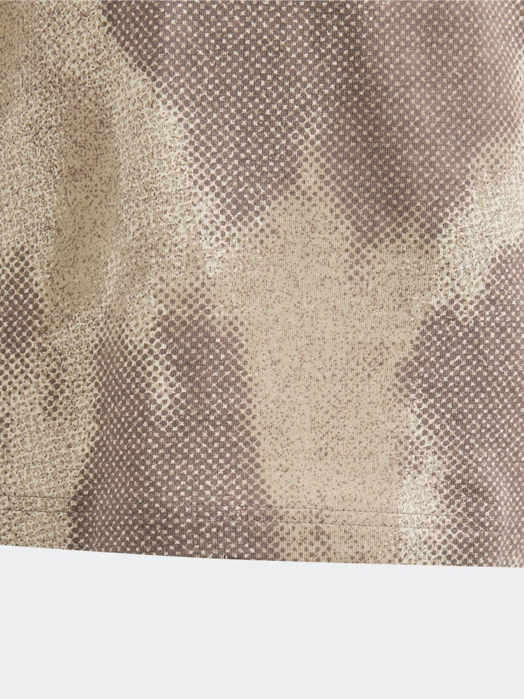 adidas Brown Kids Sportswear Future Icons Allover Print T-Shirt - Image 4 of 4