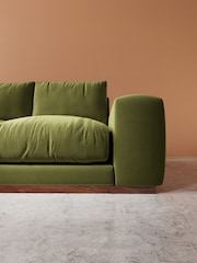 Swoon Fern Denver Easy Velvet Left Hand Corner Sofa - Image 3 of 6