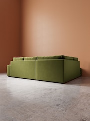 Swoon Fern Denver Easy Velvet Left Hand Corner Sofa - Image 6 of 6