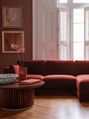 Swoon Harissa Alesund Easy Velvet Right Hand Corner Sofa - Image 1 of 6